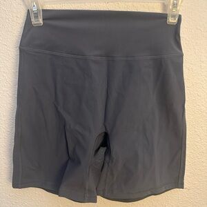 BuffBunny Charcoal Blue Bike Shorts